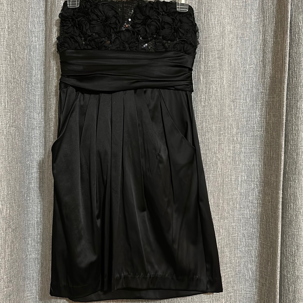 Strapless Black Dress 🖤